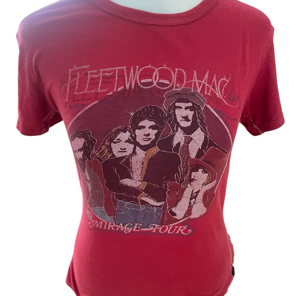 Red Fleetwood Mac Graphic T-Shirt